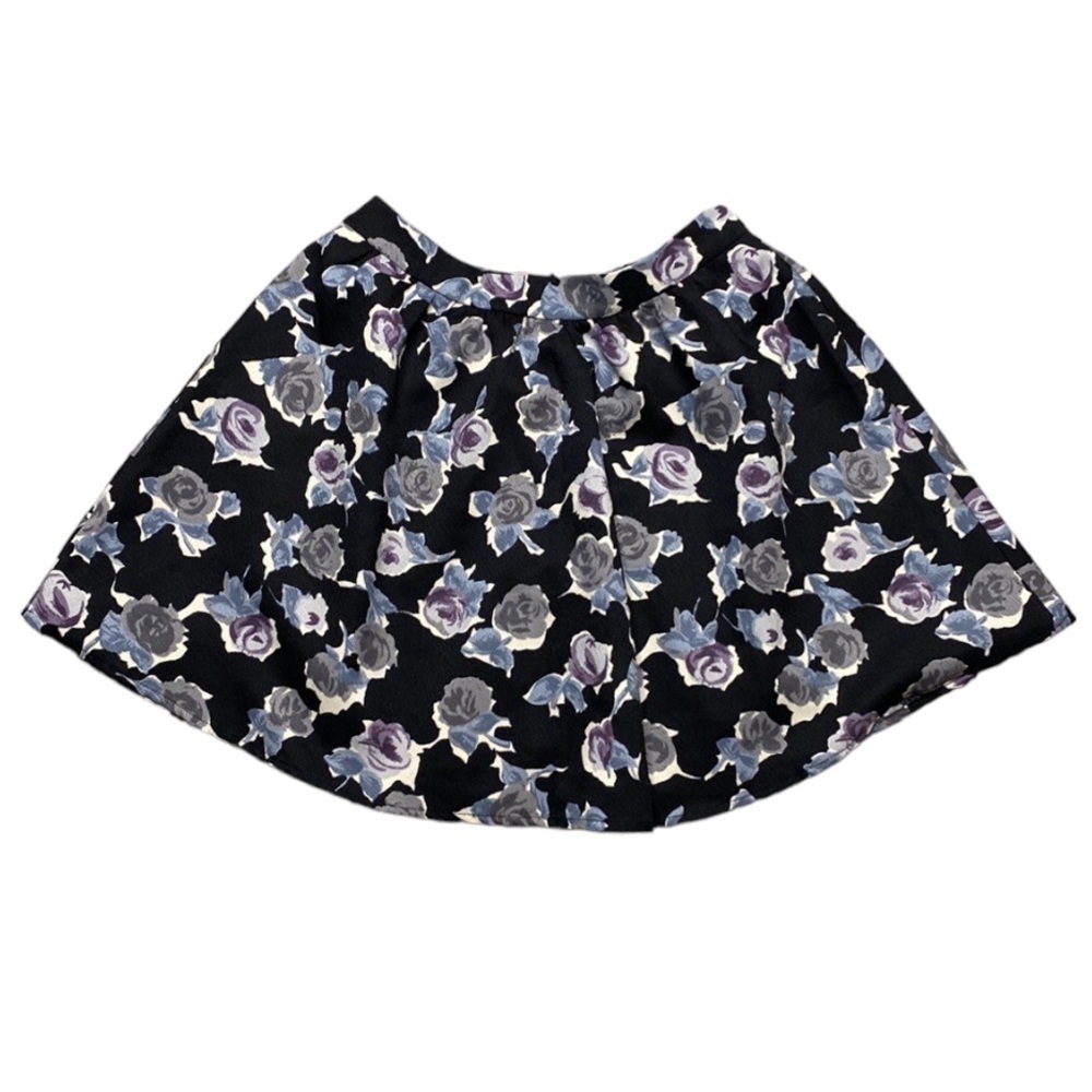 LUSH FLORAL SKIRT WITH PURPLE FLOWERS 🌸